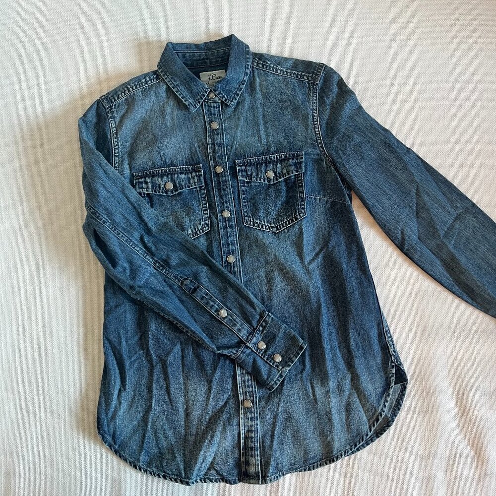 J. Crew denim button down